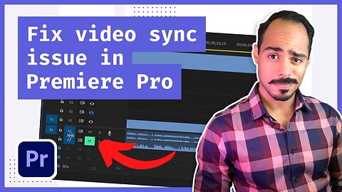 How to Fix Audio Synchronize Issues in Premiere Pro 🙌 (Fix the Grayed-Out Sync Button)