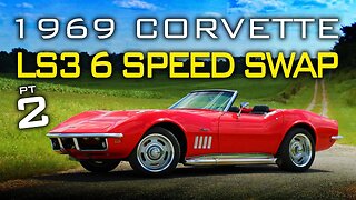 Chevrolet C3 Corvette LS Swap 6 Speed Manual Transmission Swap at V8 Speed and Resto Shop Part 2