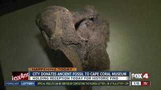 City of Cape Coral donates historic fossil