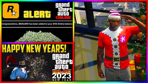 EXCLUSIVE - New YEARS EVE Gifts & More To All Players On GTA 5 Online! New Years 2023 DLC Update