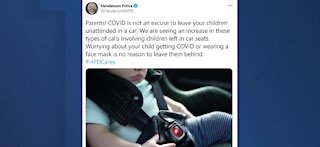 Henderson PD getting more calls about kids left in cars