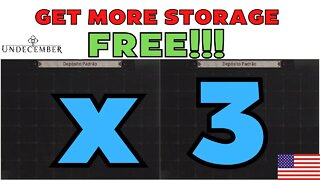 Get 200 more slots to use as storage without spending - Undecember