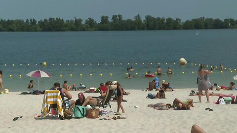 Heatwave in the south of France: images from Gironde under orange heatwave alert