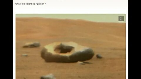 Un "beignet" trouvé sur la planète Mars