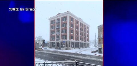 Snowfall in Tonopah