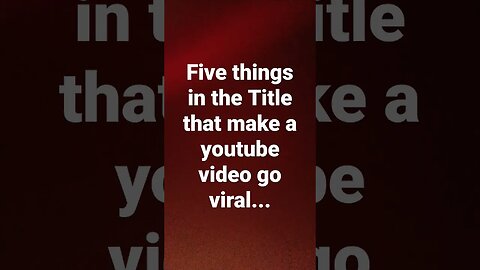 How to make a VIRAL VIDEO: 5 things to try! #short #shortsvideo #livecamstreaming
