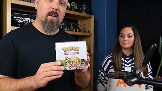 Jake and I Opening up the first Scarlet & Violet booster box
