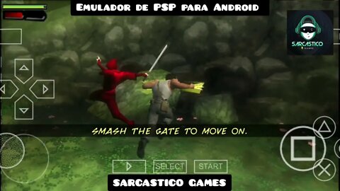 Jogando Wolverine no emulador de PSP no celular #jogos #emulador #android