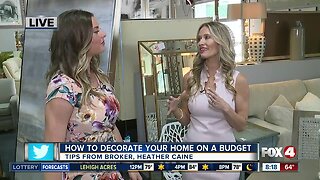 Decorating your home on a budget