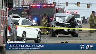 14 year old charged as adult after deadly Tulsa pursuit