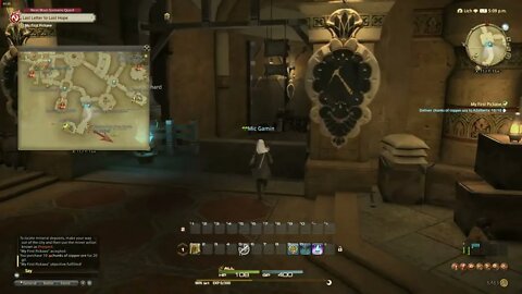 Final Fantasy XIV Online My First Pickaxe