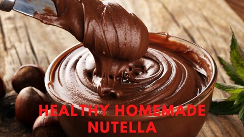 Healthy Homemade Nutella Dairy Free Recipe
