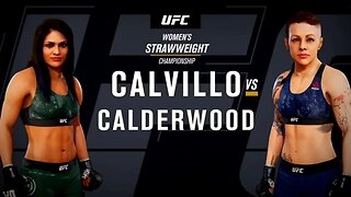 EA Sports UFC 3 Gameplay Joanne Calderwood vs Cynthia Calvillo