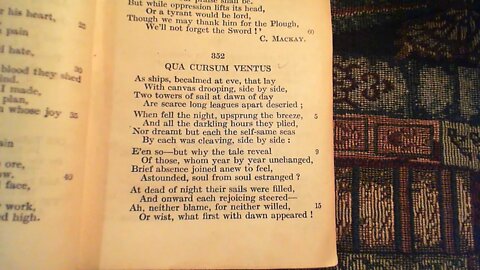 Qua Cursum Ventus - A.H. Clough