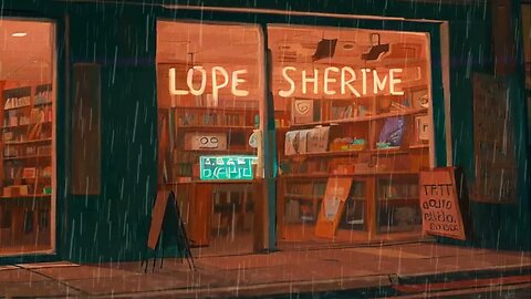 🌧️ Get Lost in the Cozy NYC Bookstore Ambience: LoFi Study Music for Relaxation 📚🎶 POV Study Session