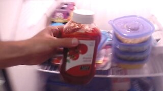 EXPLODING KETCHUP PRANK on Roommate
