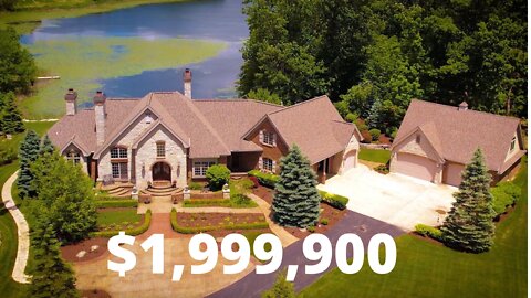Inside a $2,000,000 lake house in Metamora Michigan