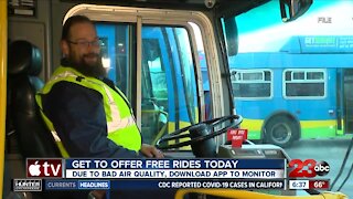 GET bus offering free rides today