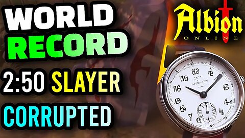 Corrupted Dungeon WORLD RECORD 2:50 - Albion Online