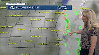 Cloudy skies with a chance for scattered flurries throughout Sunday