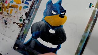 Batman - Winnie the Pooh Crossover - Painting Stream