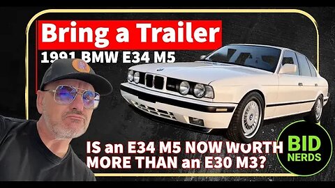 Will this 1991 e34 BMW M5 Bring More Money than an E30 M3 on BaT?