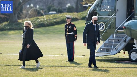 'Mr. President, Is Ukraine Winning The War?' Biden Arrives Back At White House, Ignores Reporters