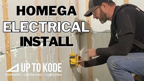 How to Install Electrical in Homega Panels