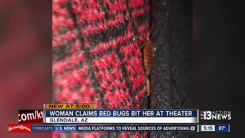 Woman says Arizona movie theater has bed bugs