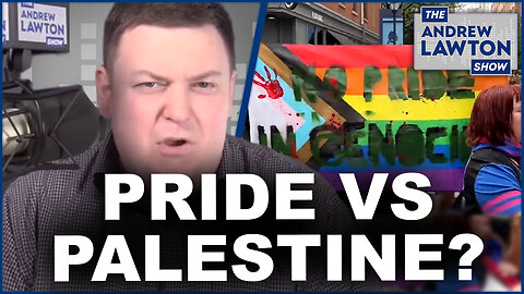 Pride and Palestine protesters clash