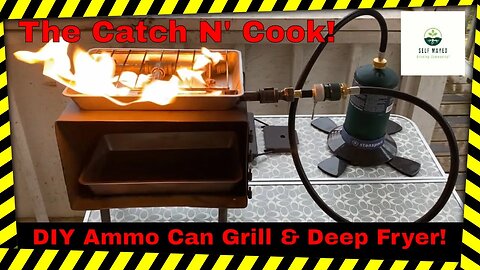 Mike Maye'd It: Ammo Can Fire Pit? Propane GRILL AND DEEP FRYER Build!