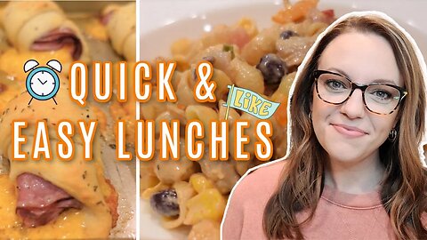 QUICK & EASY LUNCH IDEAS | LUNCH RECIPES | LUNCH AT HOME