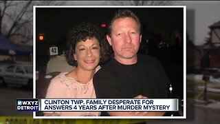 Family offering reward in 4-year unsolved murder of Clinton Township couple