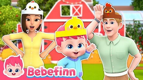 🐓 The Rooster and The HenㅣEP133ㅣBebefinn Nursery Rhymes and Kids Songs