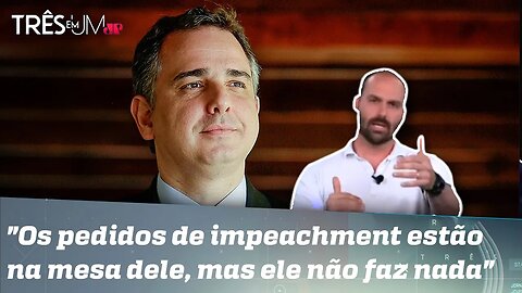 Postura de Pacheco foi omissa na ação do STF contra empresários? Eduardo Bolsonaro analisa