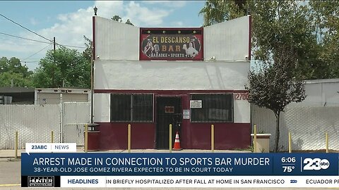 Arrest made in connection to sports bar murder