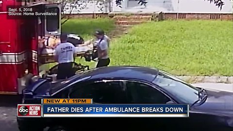 I-Team: Tampa father dies after ambulance breaks down; took nearly 1 hour to get to hospital | WFTS Investigative Report