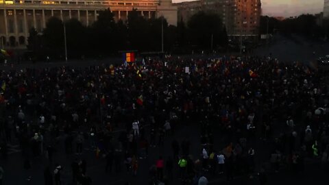 Piata Victoriei panorama 2 octombrie 2021