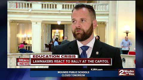 Teacher walkout: lawmakers react to rally