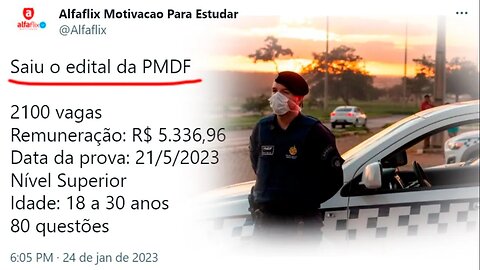 URGENTE! SAIU EDITAL DA PMDF COM 2.100 VAGAS PARA SOLDADO