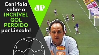 VEJA a ÚNICA coisa que Rogério Ceni falou sobre o GOL PERDIDO por Lincoln em Flamengo x Atlético-GO!