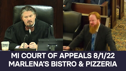 Marlena's Bistro & Pizzeria | MI Court of Appeals Hearing 8.2.2022