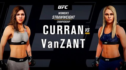 EA Sports UFC 3 Gameplay Paige VanZant vs Kailin Curran