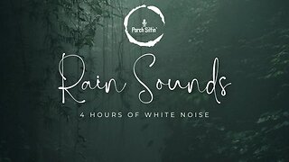 4 Hour Rain White Noise 🌧️💤 #ambient