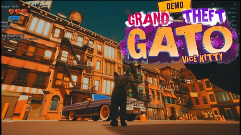 Grand Theft Gato:Vice Kitty-Frame Rate Test (controle xbox360 com fio,RX 550 2GB,Corei3 550)GAMEPLAY