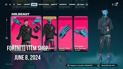 Fortnite Item Shop|June 8, 2024