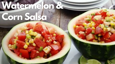 How to Make Watermelon and Corn Salsa