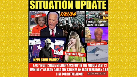 SITUATION UPDATE 1/31/24 - Child Trafficking/Sra/Mk Ultra, Gcr/Judy Byington Update, Us Republic