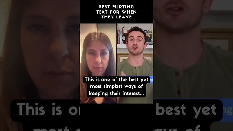 Best Text for When They Leave | Matthew Hussey🤔#shorts #texteffect #texteffects #dating