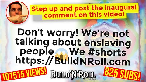 Don’t worry! We're not talking about enslaving people 😱 We #shorts https://BuildNRoll.com
